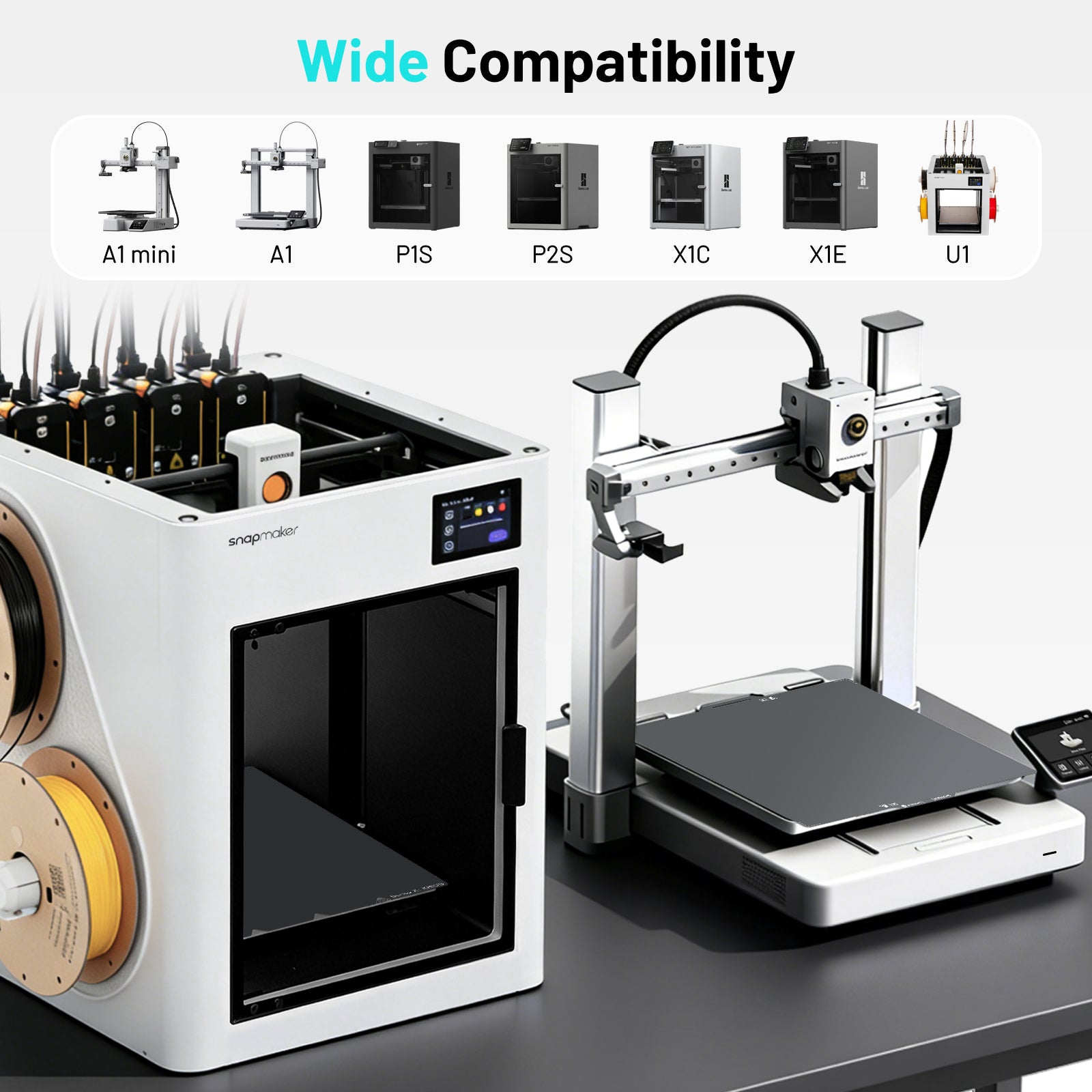 EIBOS Cold Build Plate KRIOS for Bambu X2D/P1S/P1P/P2S/X1C/X1E/A1 mini/A1 & Snapmaker U1 Printers