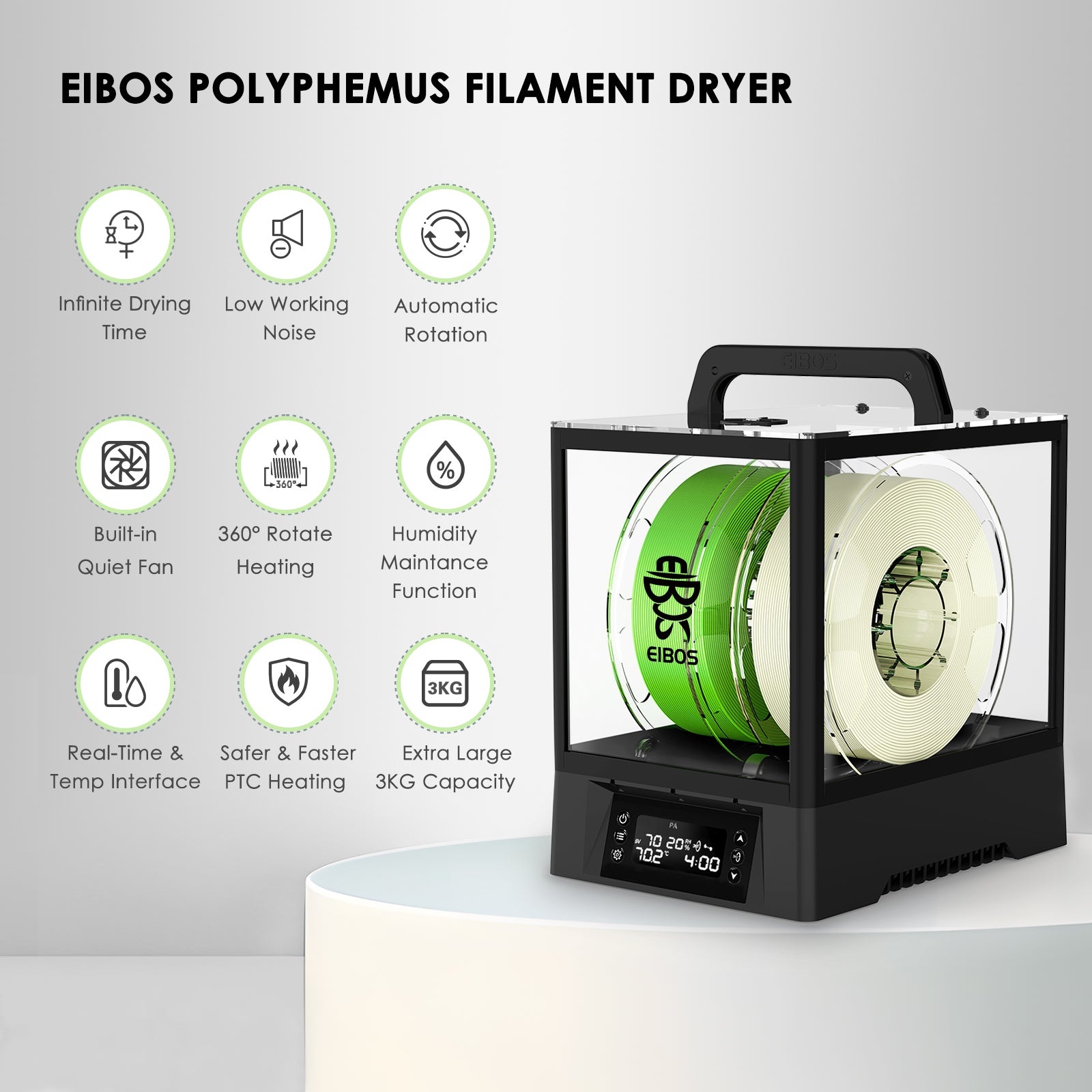 EIBOS 3D Filamenttrockner Polyphemus