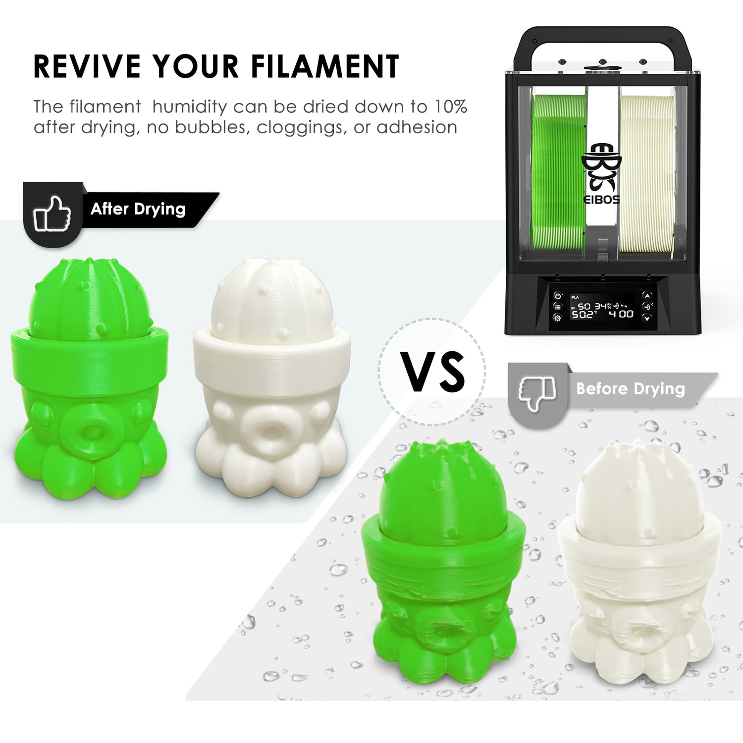 EIBOS 3D Filamenttrockner Polyphemus