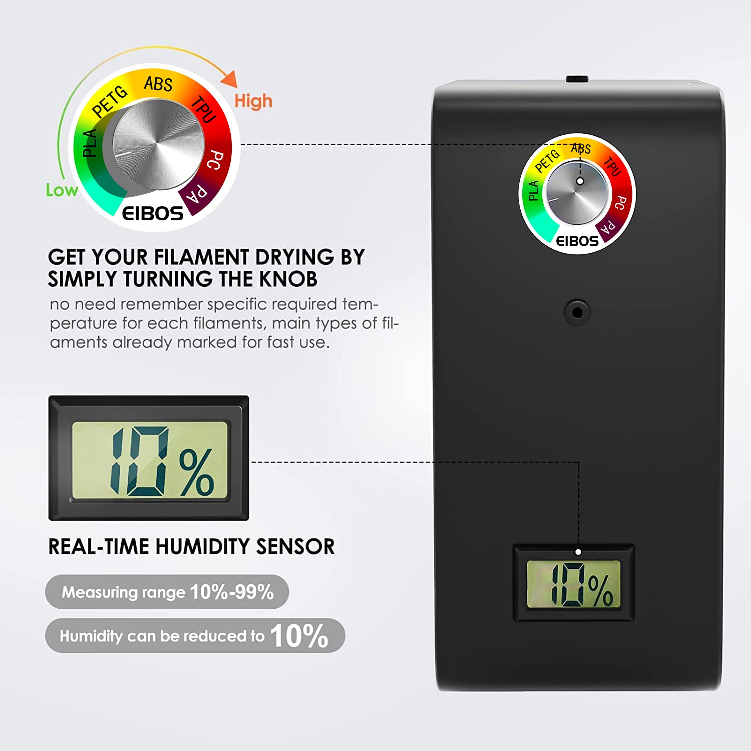 EIBOS 3D Filamenttrockner Serie X: Easdry