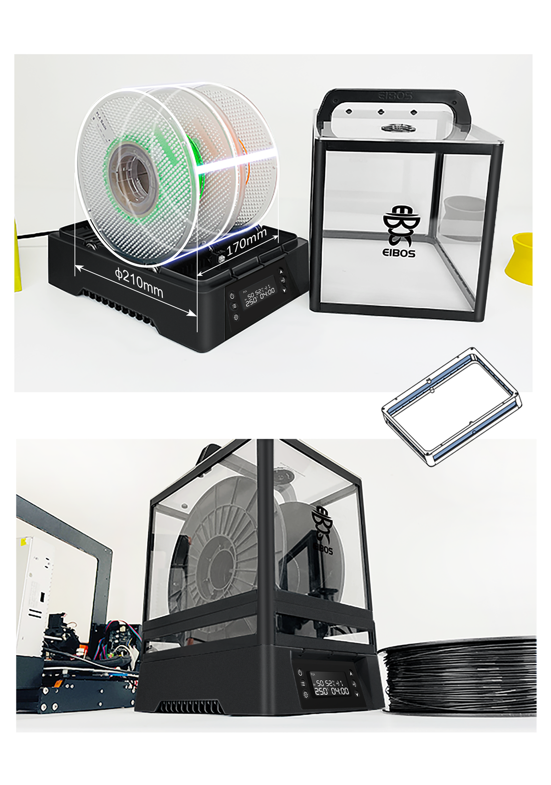 EIBOS 3D Filament Dryer Polyphemus – EIBOS3D