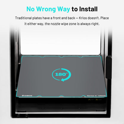 EIBOS Cold Build Plate KRIOS for  Snapmaker U1 3D Printer
