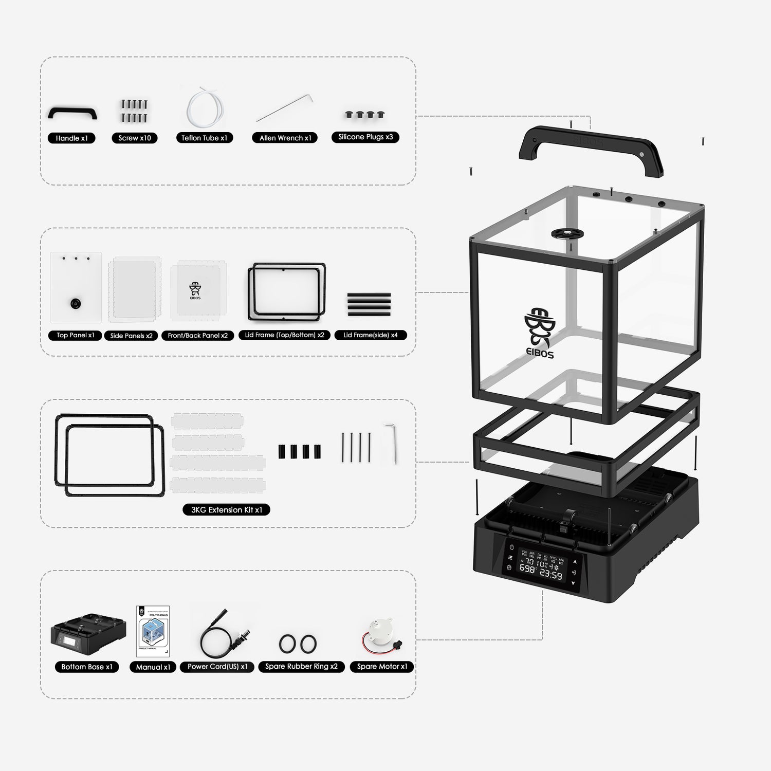 EIBOS 3D Filament Dryer Polyphemus