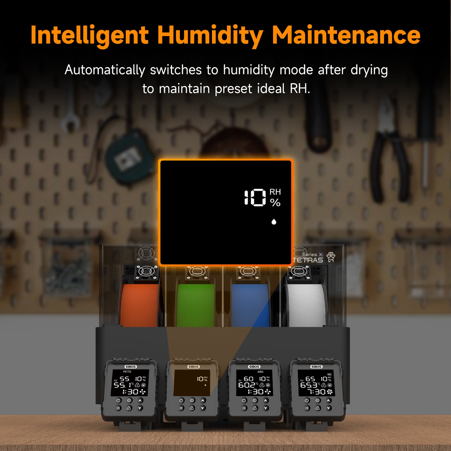 [Pre-Order]EIBOS Filament Dryer Series X: TETRAS