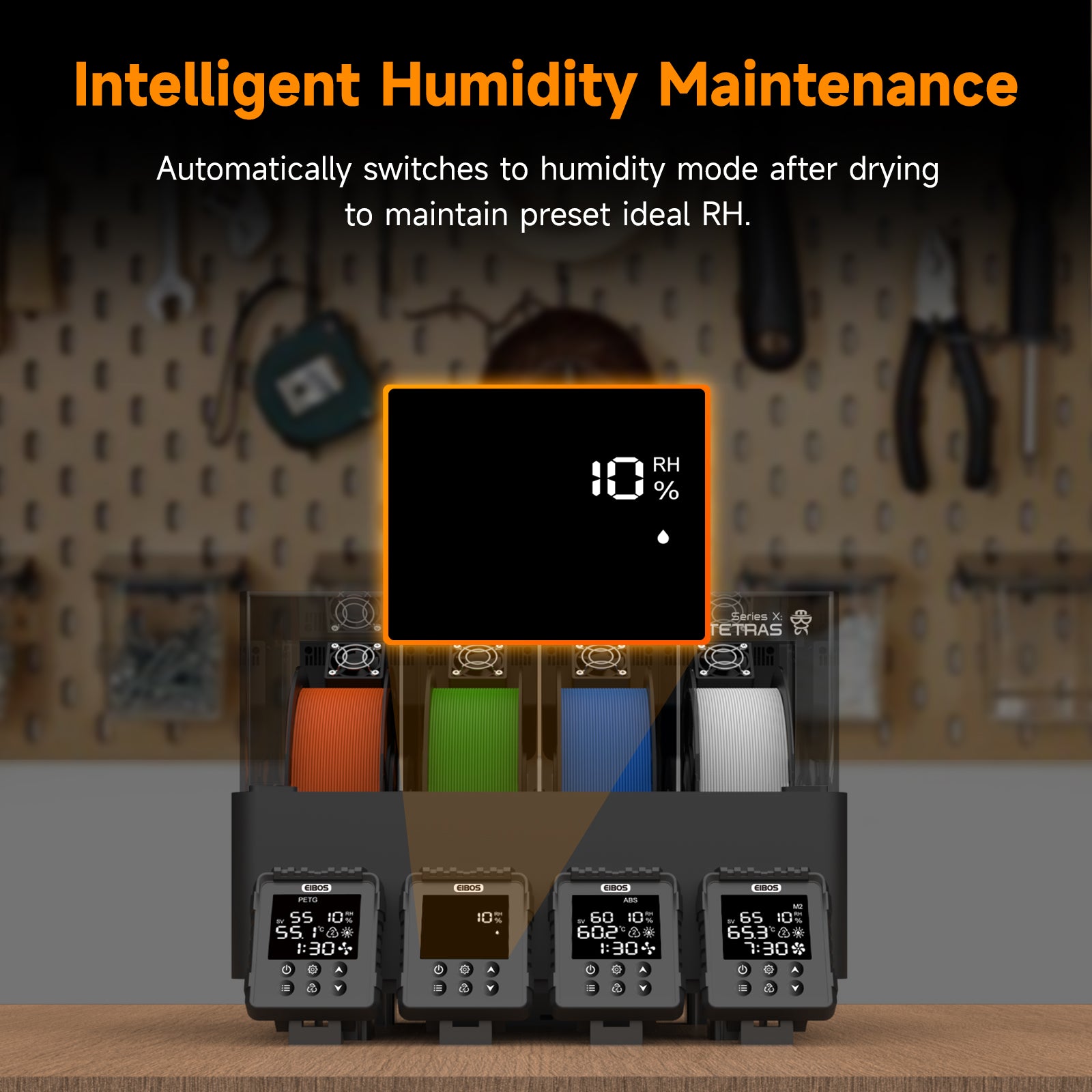 [Pre-Order]EIBOS Filament Dryer Series X: TETRAS