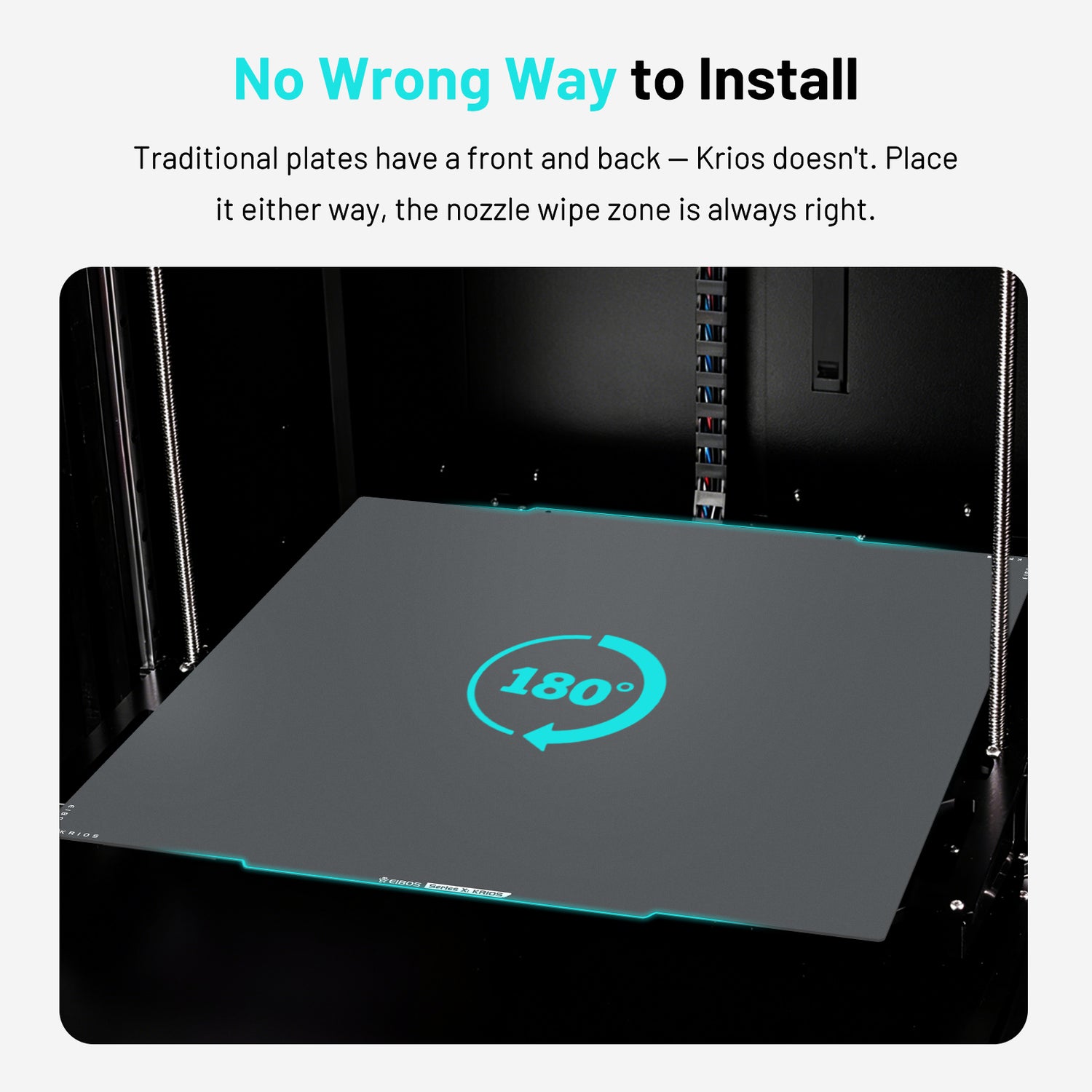 EIBOS Cold Build Plate KRIOS for Prusa XL/Core one 3D Printers