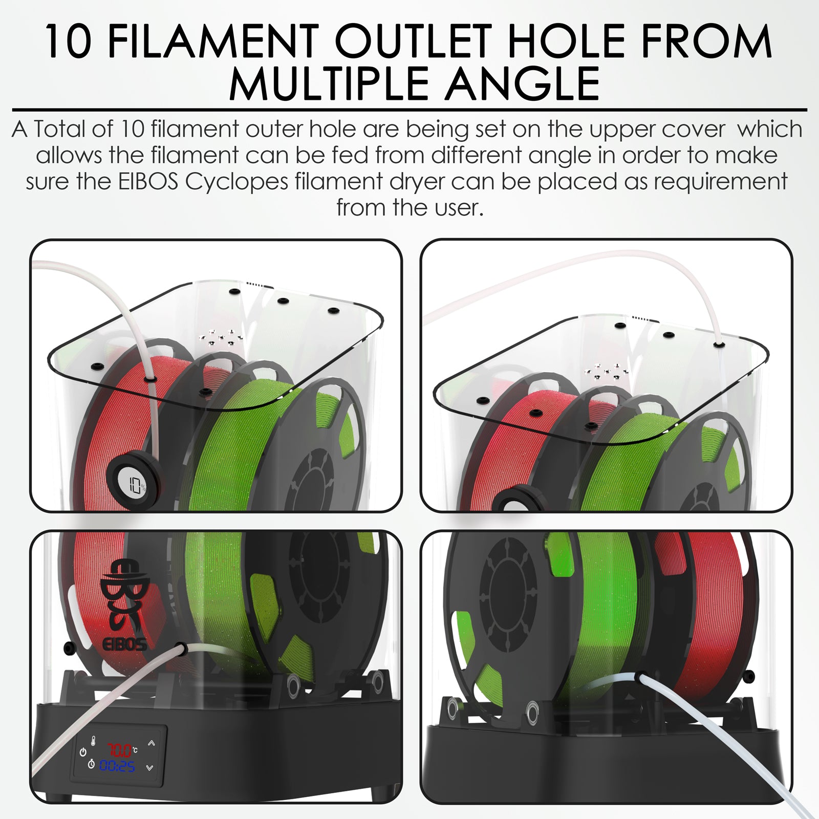 EIBOS 3D Filament Dryer CYCLOPES